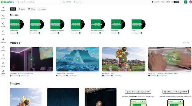 2026년 리뉴얼된 라임와이어(LimeWire) AI 스튜디오 리뷰: AI 창작과 수익화의 정점