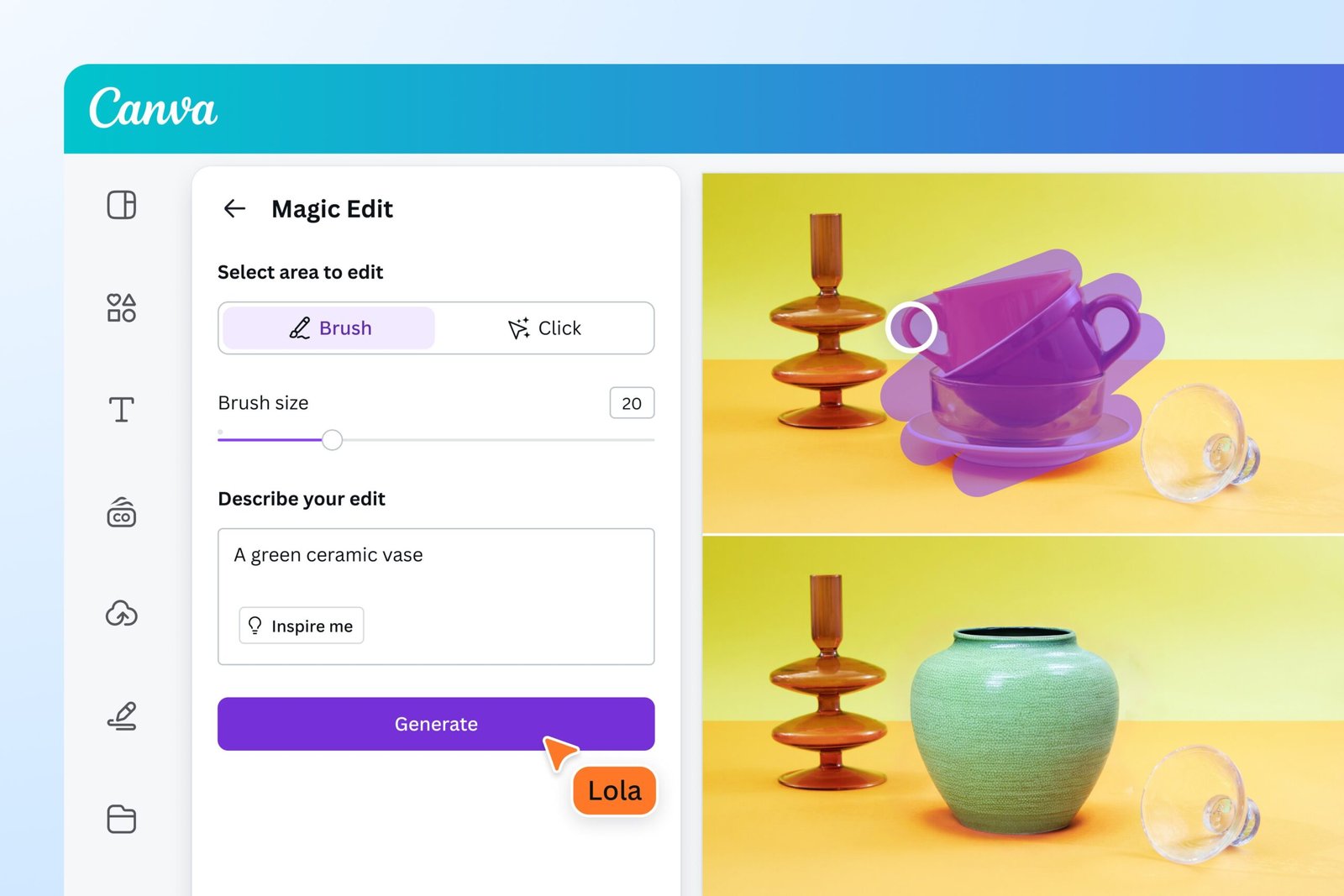 Canva AI design tools for social media posts