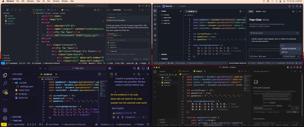 Cursor AI editor main interface showing modern 2026 dark mode theme with FastMCP settings