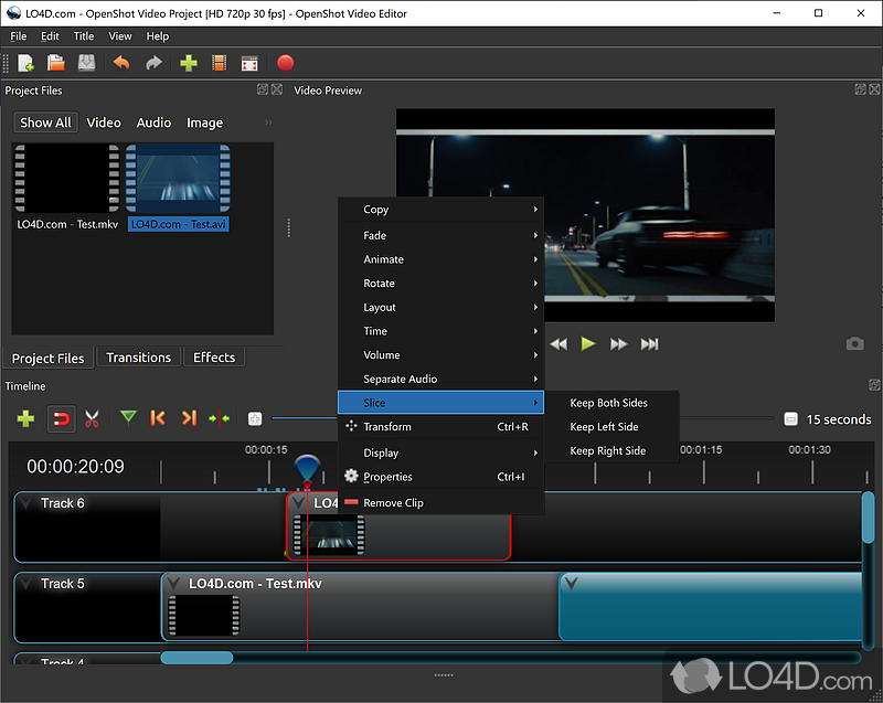 intelligent video editing dashboard user interface